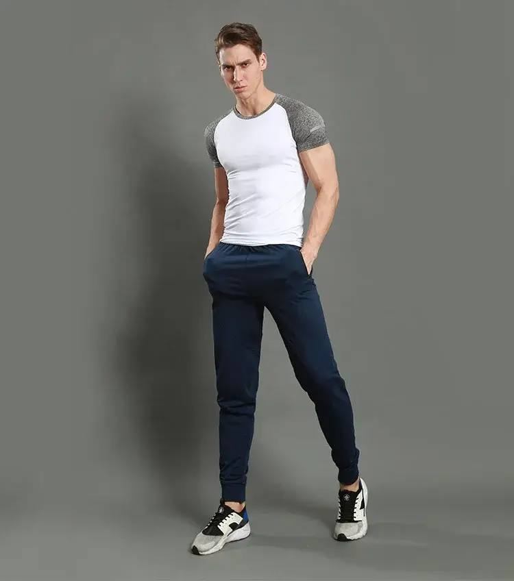 Men's Black Slim Fit Sweatpants Casual Running Pants — feature 26