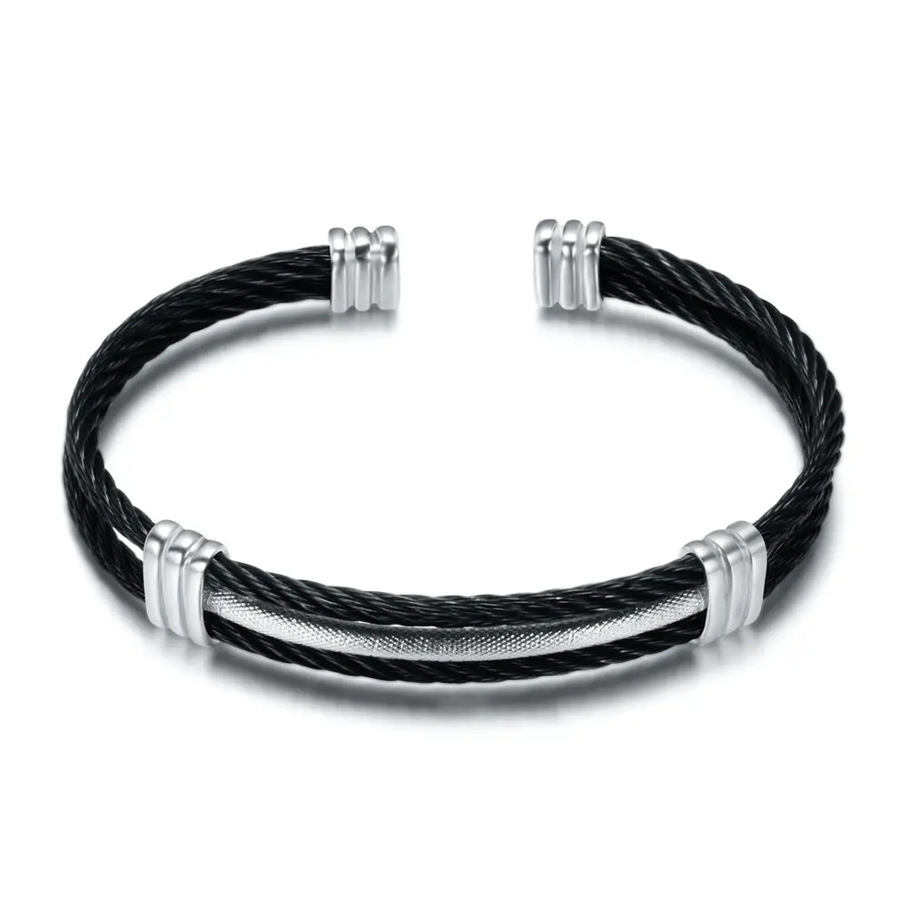 10mm Stainless Steel Braided Bracelet for Men Women