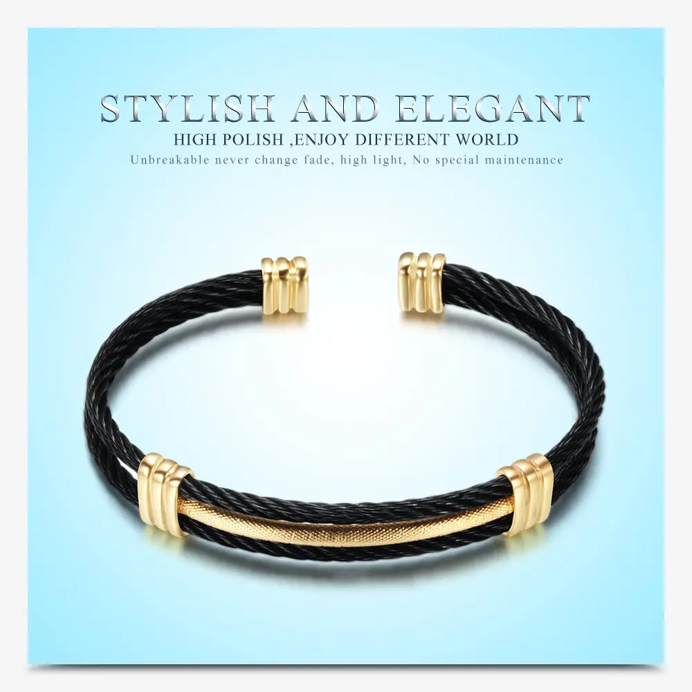 10mm Stainless Steel Braided Bracelet for Men Women — feature 1
