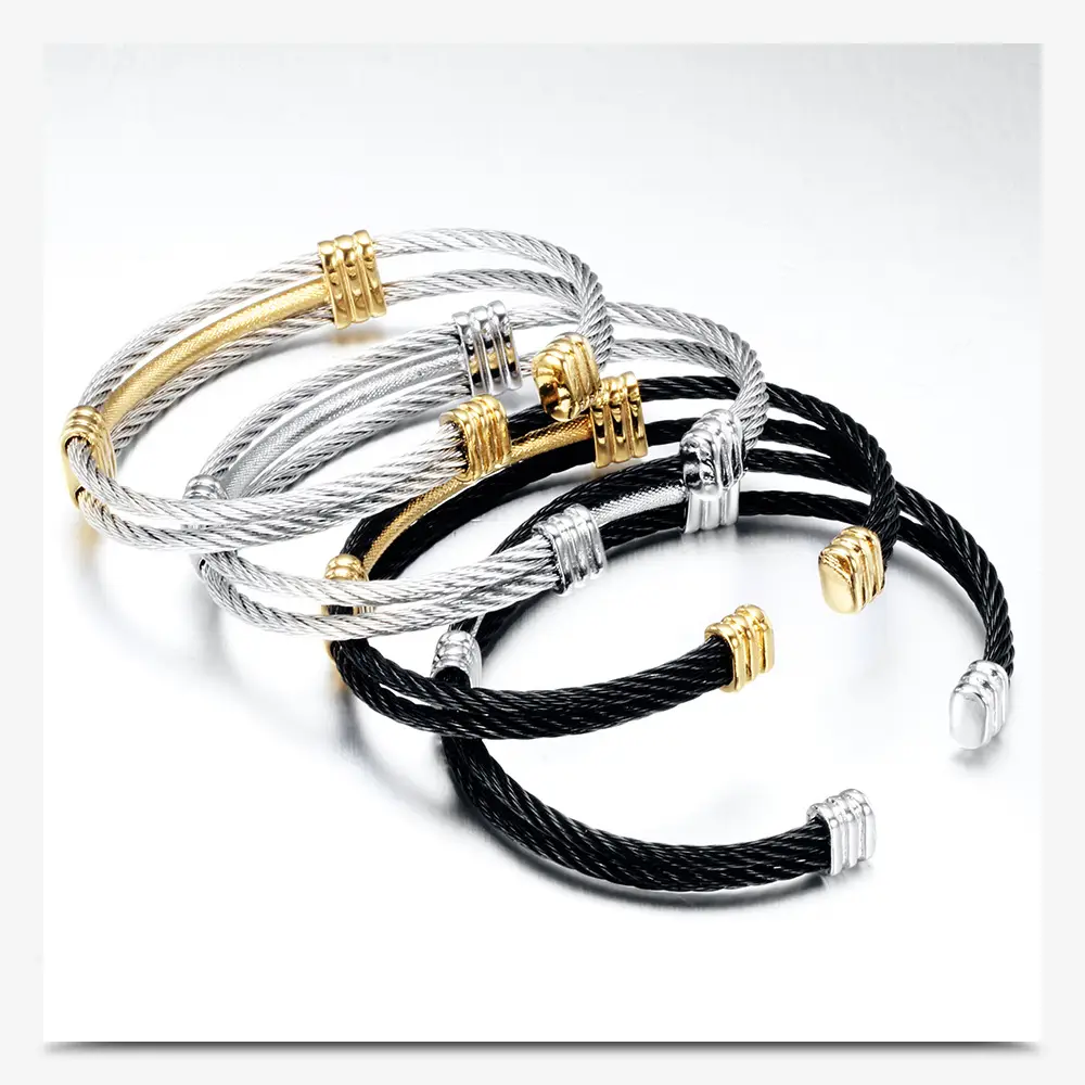 10mm Stainless Steel Braided Bracelet for Men Women — feature 4