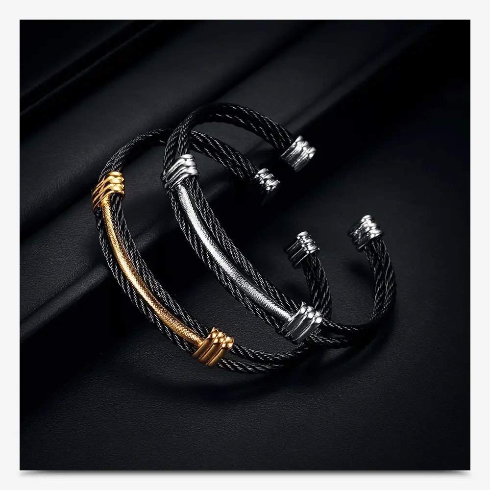 10mm Stainless Steel Braided Bracelet for Men Women — feature 5