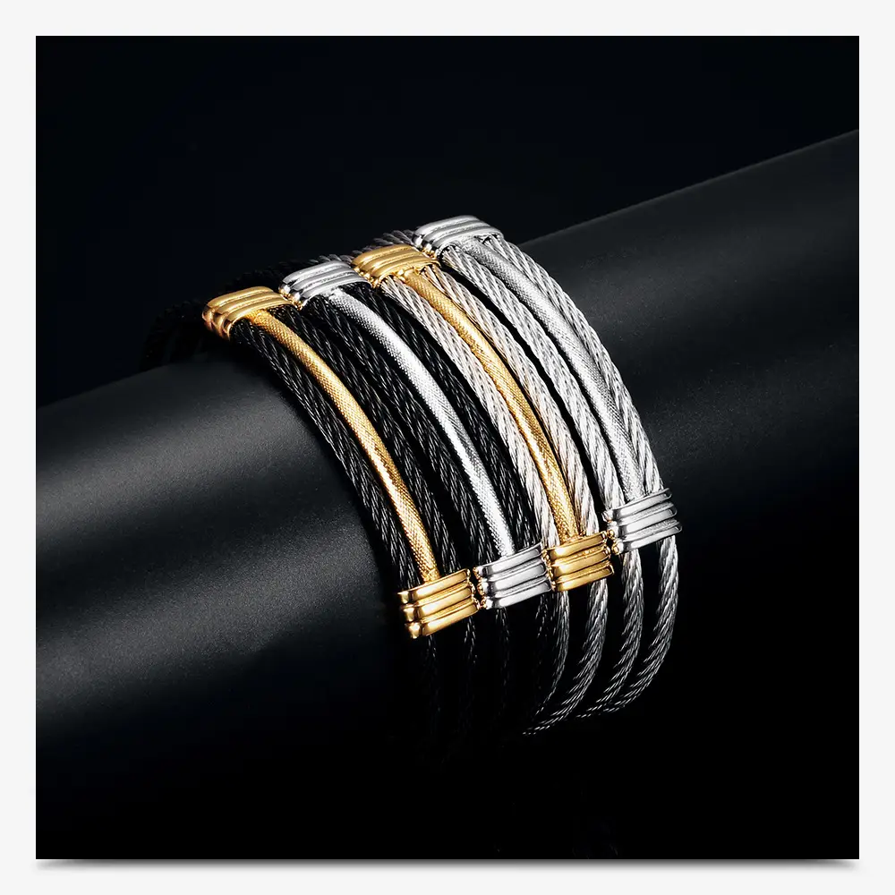 10mm Stainless Steel Braided Bracelet for Men Women — feature 7