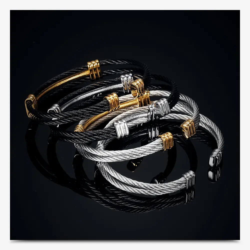 10mm Stainless Steel Braided Bracelet for Men Women — feature 9