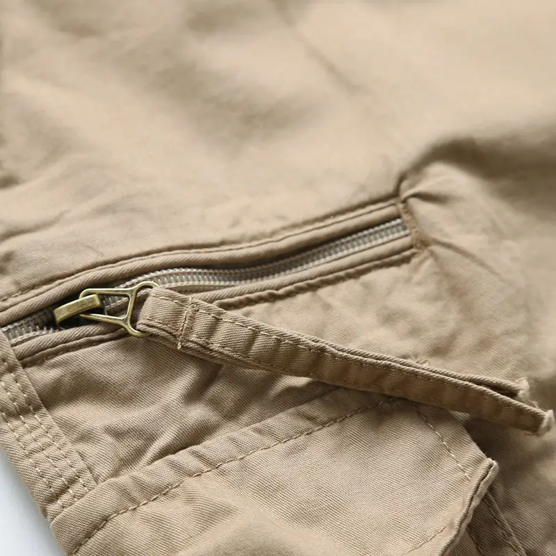 Men Navy Blue Capri Shorts with 3 Pocket Design - Image 11