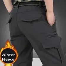 Men Navy Blue Capri Shorts with 3 Pocket Design — feature 1