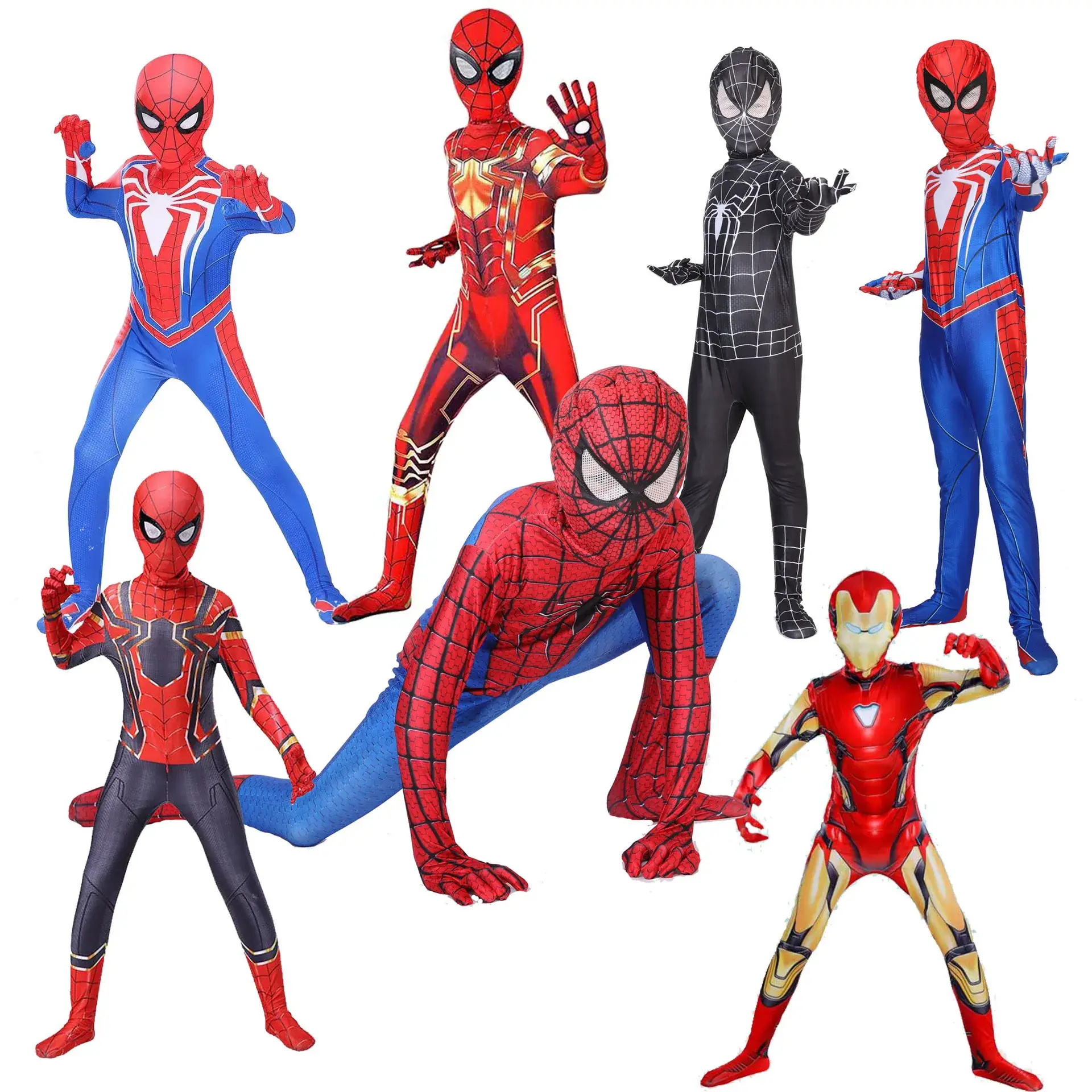 Spider-Man Kids Jump Suit Far from Home Halloween Costume - Image 12