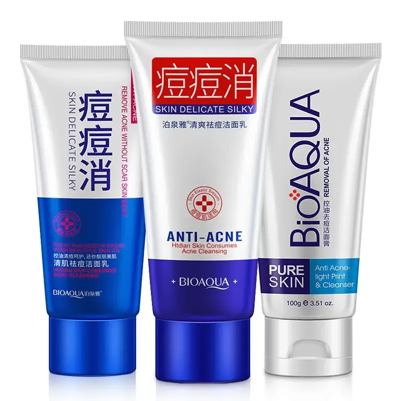 Boquanya Anti-Acne Facial Cleanser Oil-Controling Hydrating - Image 13