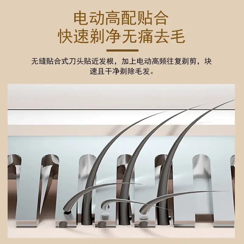 Tuhaojin Stainless Steel 3-in-1 Nose Hair Trimmer Set - Image 5
