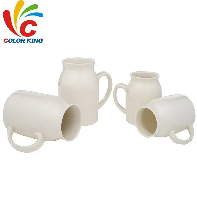Thermal Transfer Milk Cup White European Breakfast Mug - Image 3