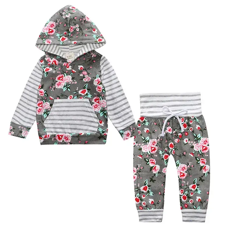 Baby Cotton Striped Suit Spring Autumn Long Sleeve Two Piece - Image 10