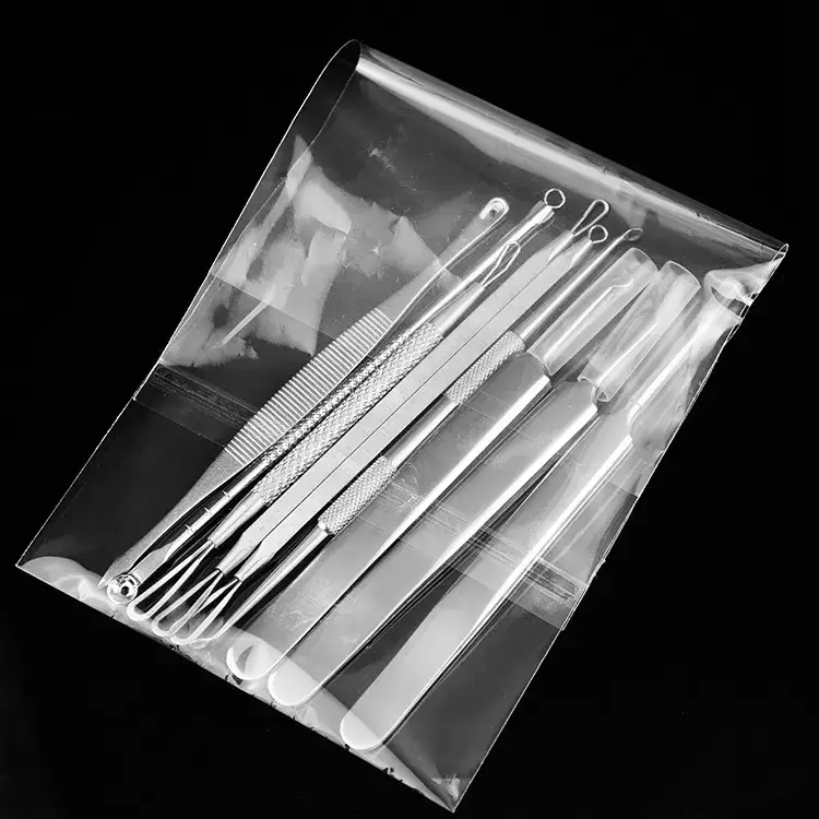 Stainless Steel Acne Needle Set 9 Pcs Blackhead Removal Tool - Image 3