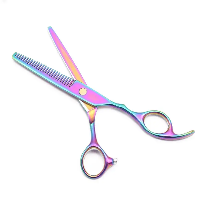 Colorful Laser Hair Scissors 5.5" Set - Image 4