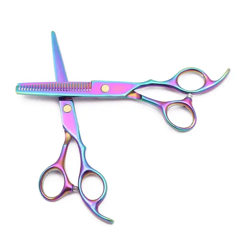 Colorful Laser Hair Scissors 5.5" Set - Image 5