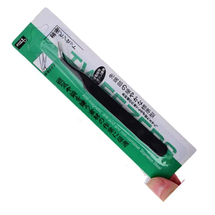 Nail Art Tweezers Anti-Static Eyelash Grafting Tools