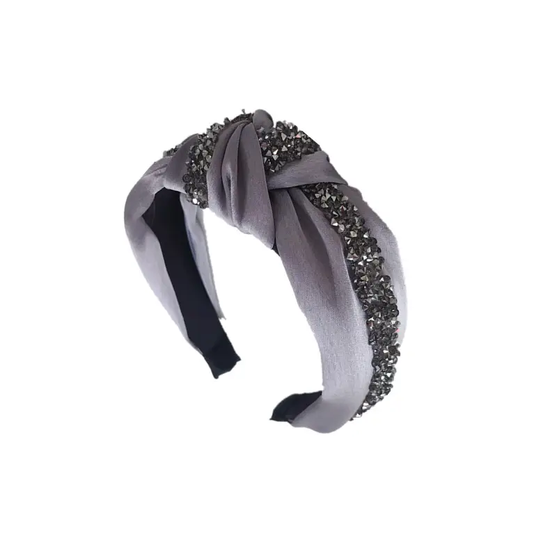 Korean Style Diamond Knotted Headband Set - Image 11