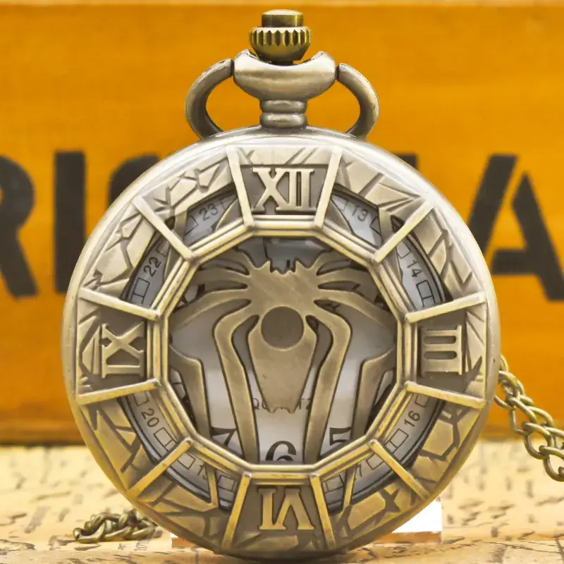 Retro Spider Design Chain Watch with Roman Numeral - Image 9