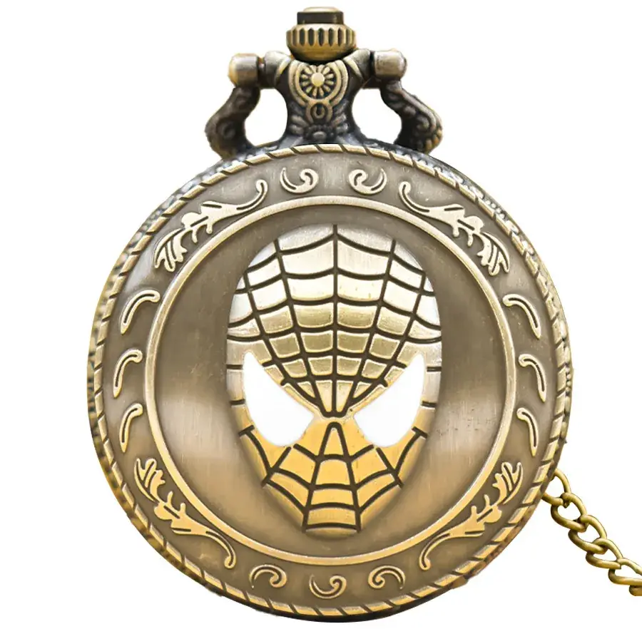 Retro Spider Design Chain Watch with Roman Numeral - Image 2