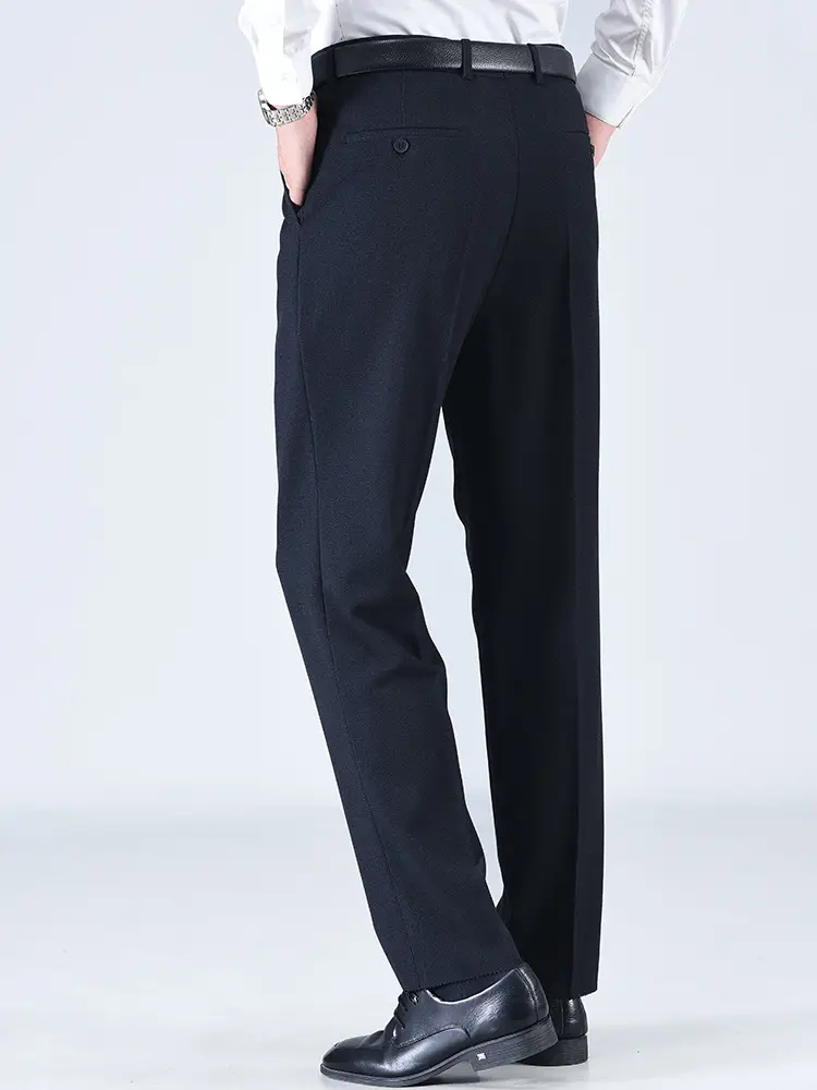 Autumn Fleece Pants for Men Deep Crotch Loose Middle - Image 5