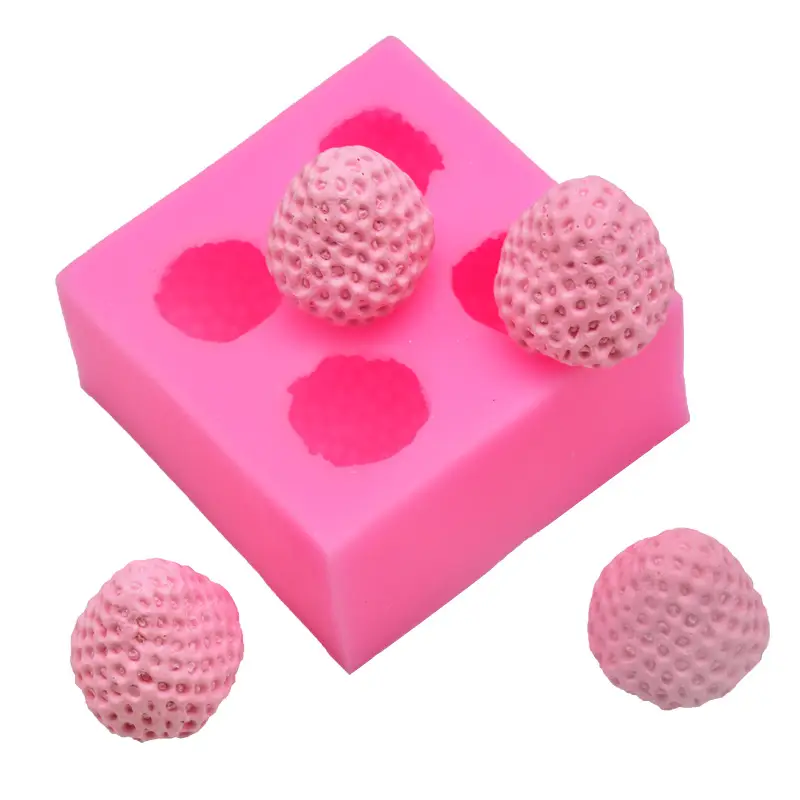 Pink Silicone Strawberries Mold for Baking & DIY - Image 5
