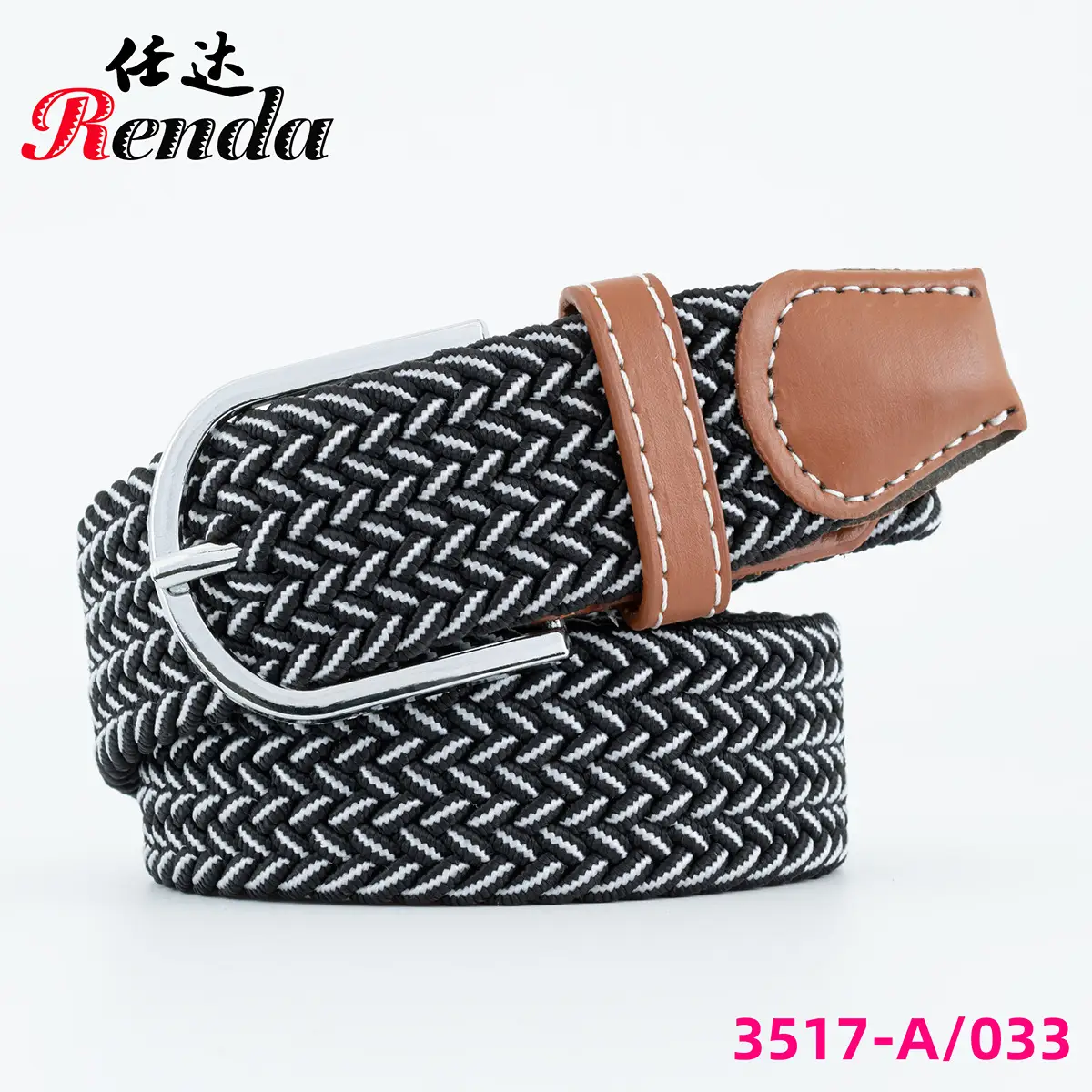 Red Embroidered Belt for Men Women Wholesale