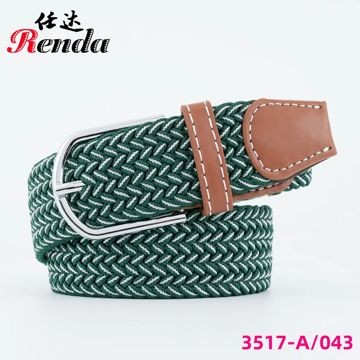 Red Embroidered Belt for Men Women Wholesale