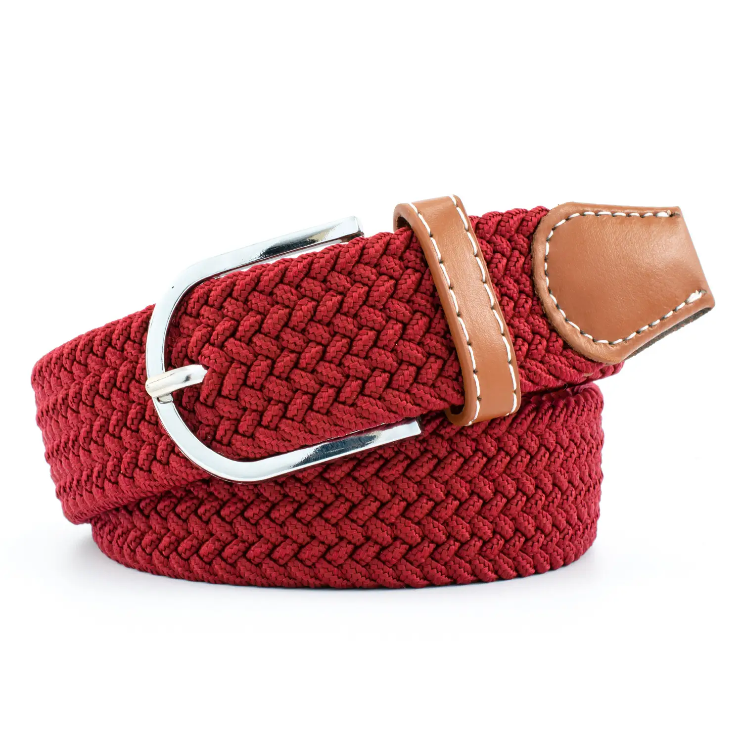 Red Embroidered Belt for Men Women Wholesale
