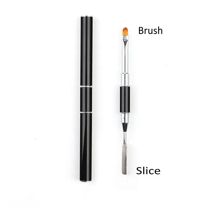 Double-Headed Nail Pen with Oil Knife for Professional Use