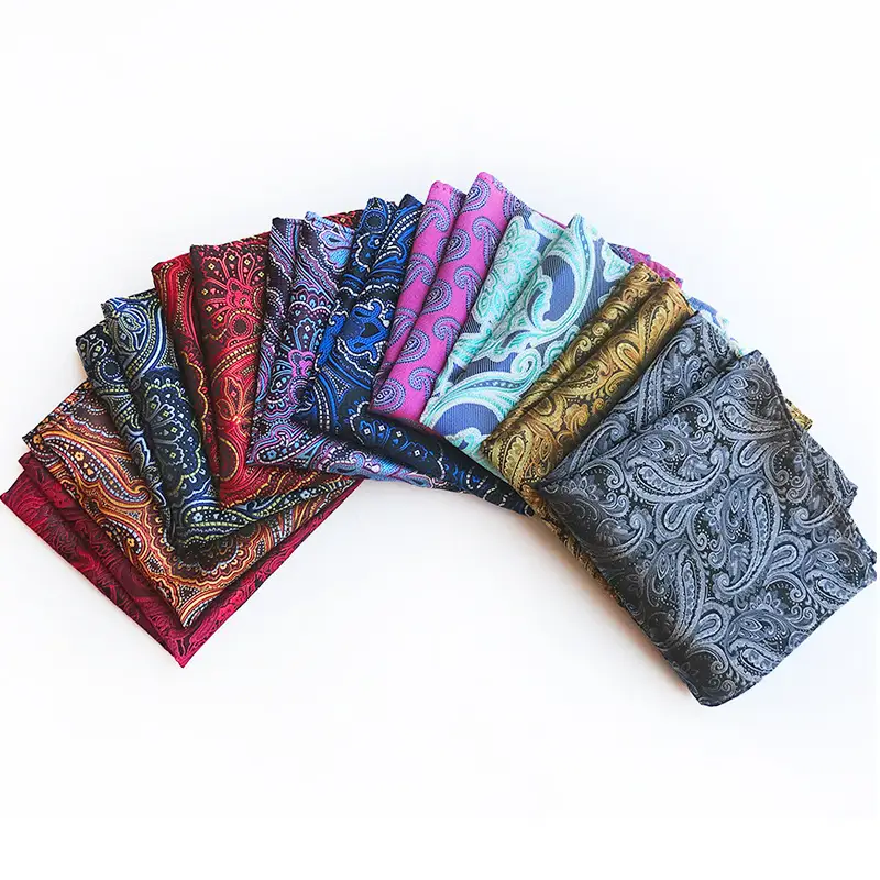 Men's Paisley Scarf Multi Color Business Casual Warm - Image 18