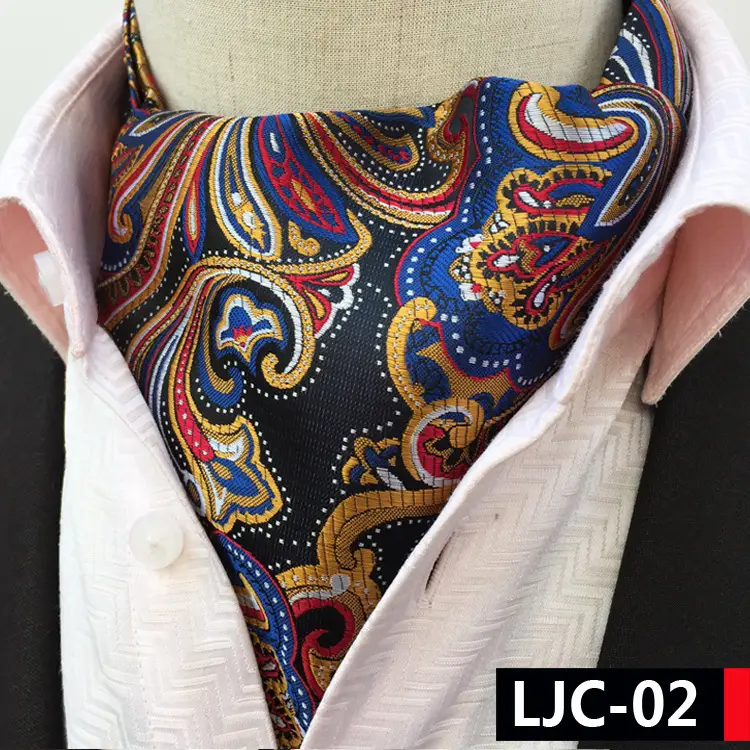 Men's Paisley Scarf Multi Color Business Casual Warm - Image 2