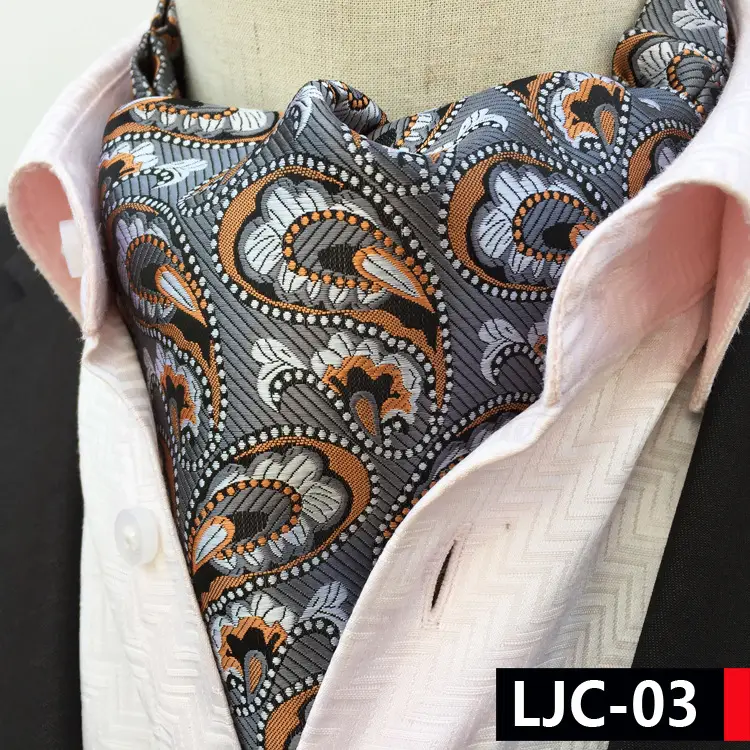 Men's Paisley Scarf Multi Color Business Casual Warm - Image 3