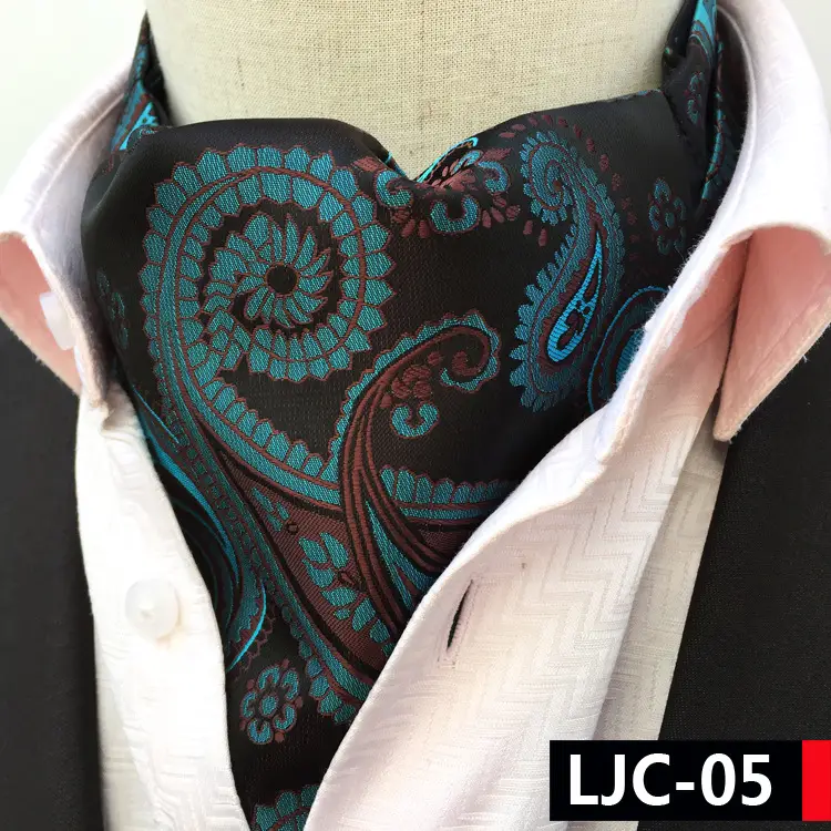 Men's Paisley Scarf Multi Color Business Casual Warm - Image 5
