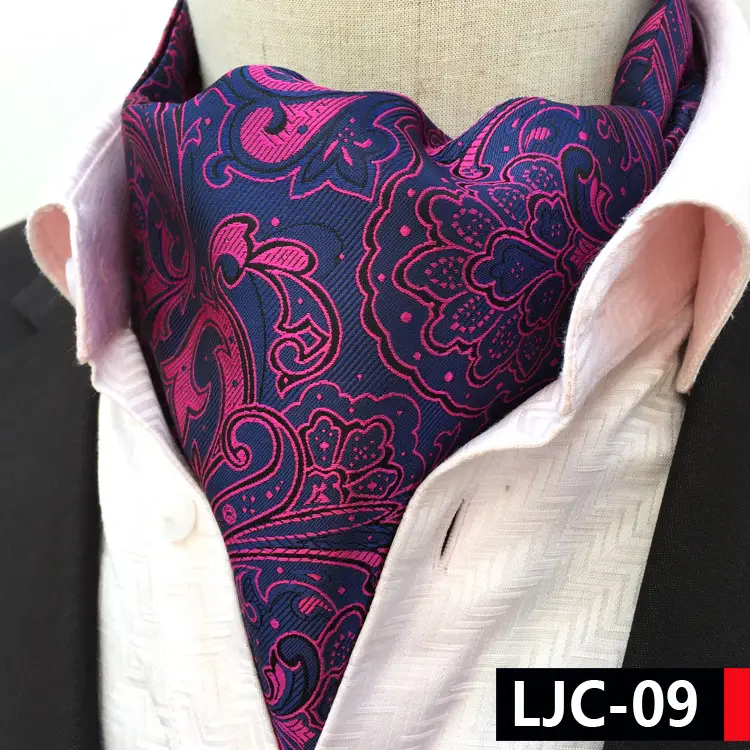 Men's Paisley Scarf Multi Color Business Casual Warm - Image 9