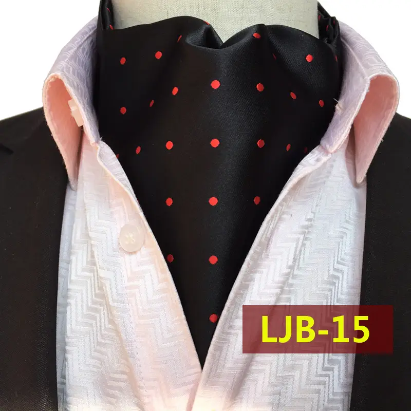 Men's Red Paisley Scarf for British Suit Collar Warm - Image 12
