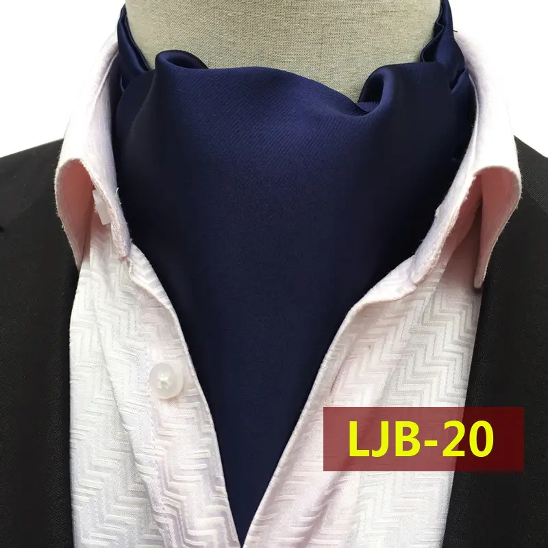 Men's Red Paisley Scarf for British Suit Collar Warm - Image 17