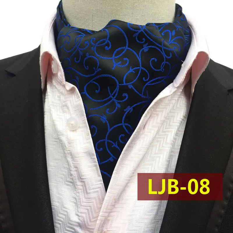 Men's Red Paisley Scarf for British Suit Collar Warm - Image 5