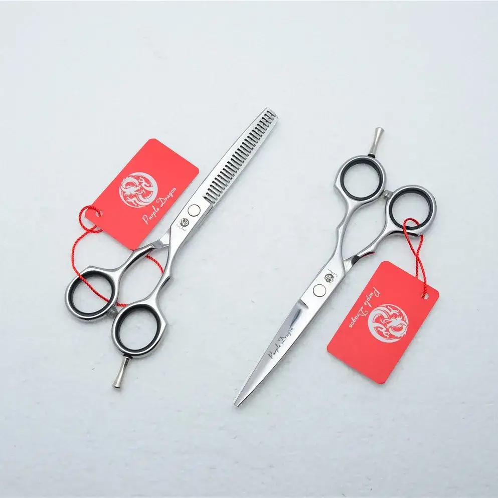Zilong 5.5" Silver Hairdressing Scissors Set - Image 4