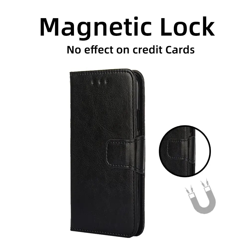 Black Leather iPhone 17 Pro Phone Case with Crystal Pattern — feature 6