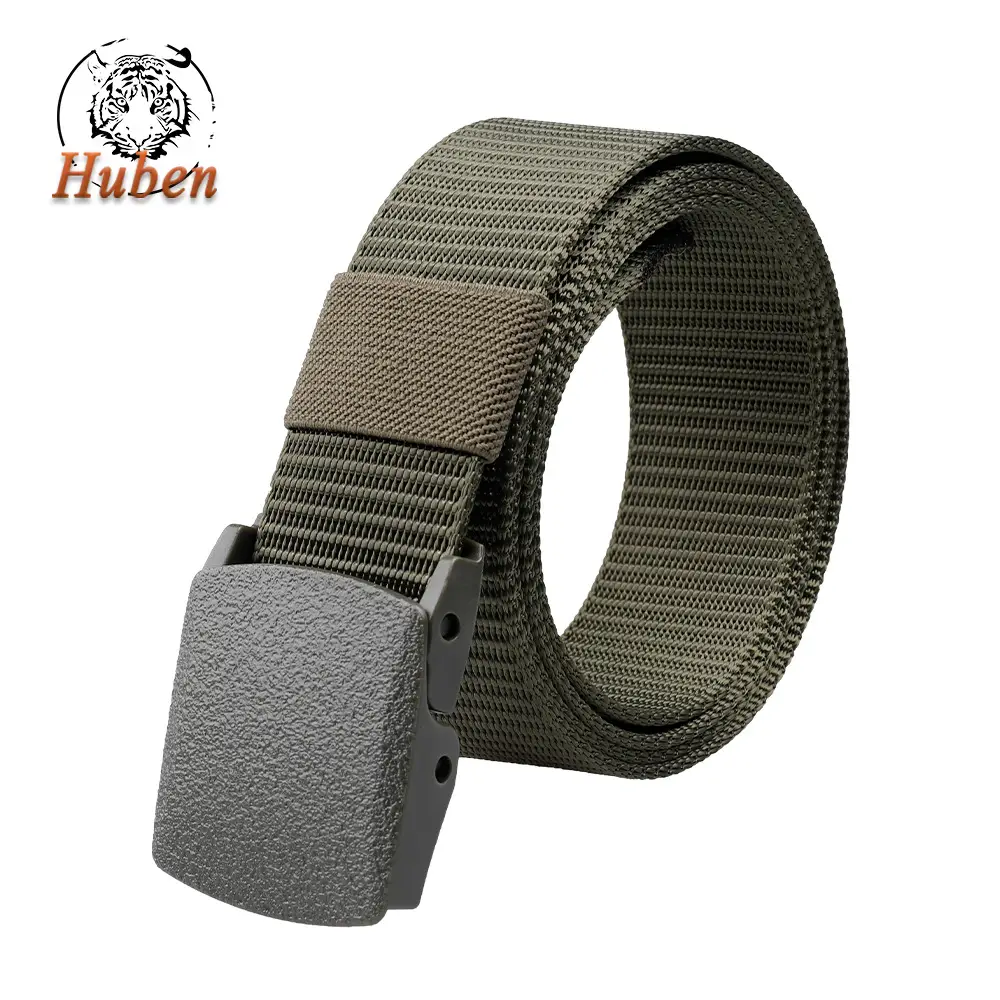 Tactical Belt Navy Blue Quick Dry Canvas Military Training Belt