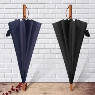 Blue Cloud Print Business Umbrella Automatic Folding — feature 3