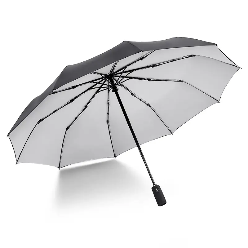 Blue Cloud Print Business Umbrella Automatic Folding