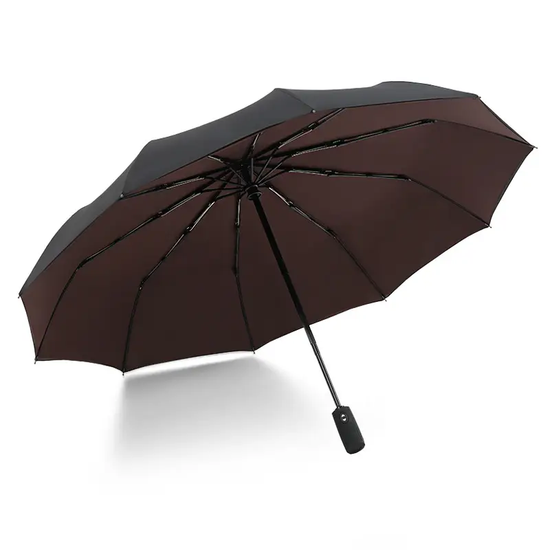 Blue Cloud Print Business Umbrella Automatic Folding