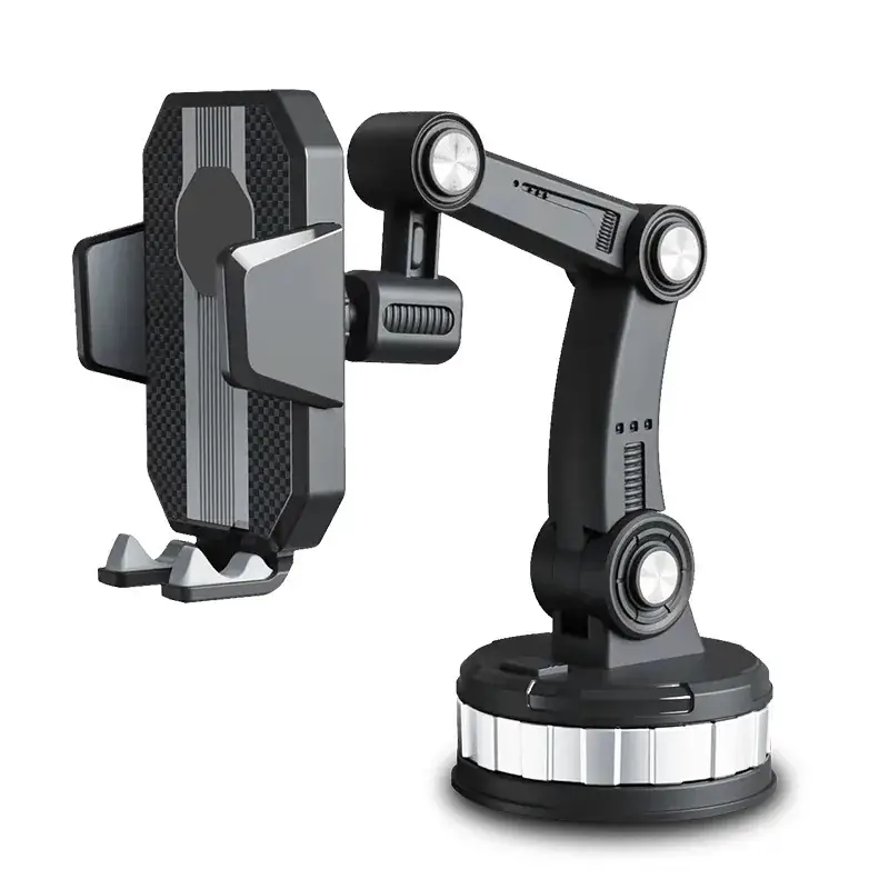 Cross-Car Mount Phone Holder with Suction Cup for Trucks - Image 7