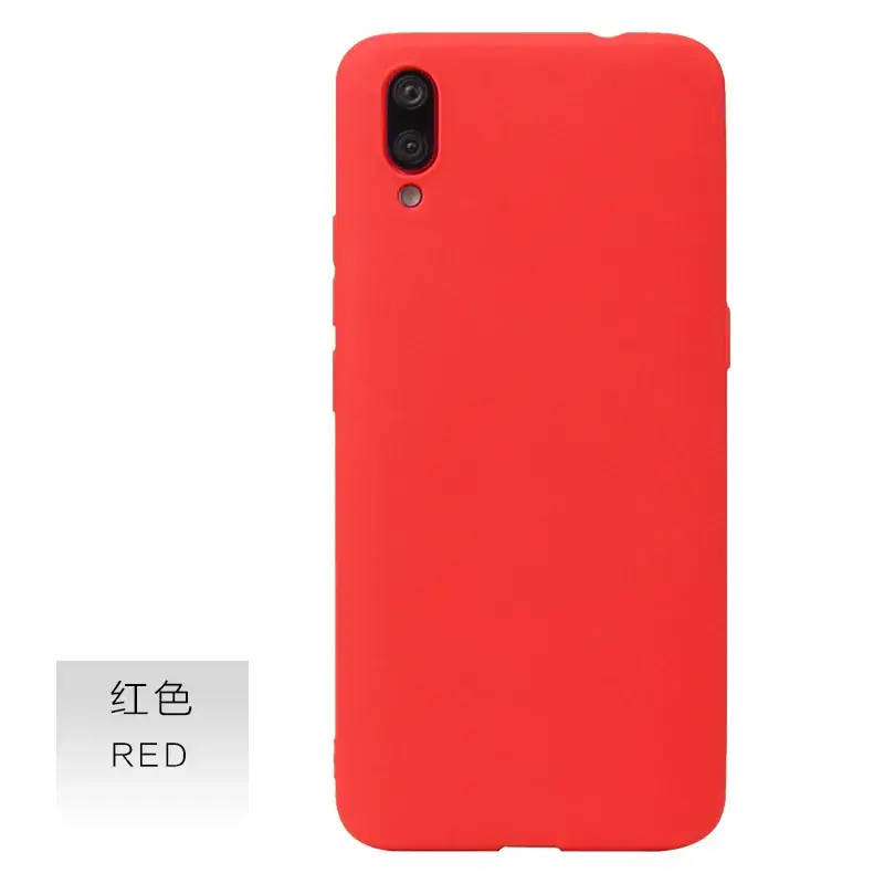 Red Candy Color Frosted TPU Silicone Mobile Case - Image 4