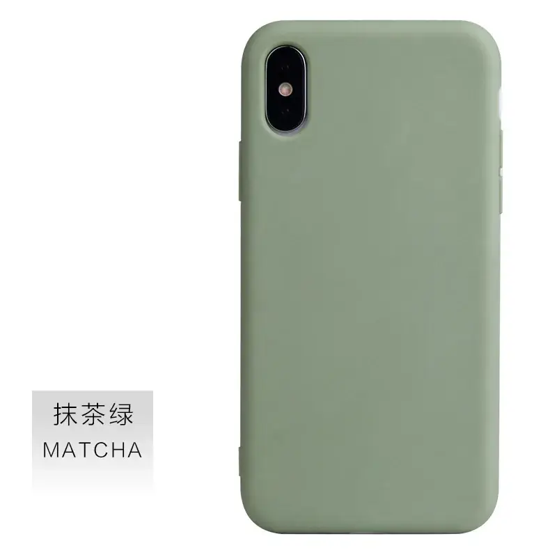 Red Candy Color Frosted TPU Silicone Mobile Case - Image 8