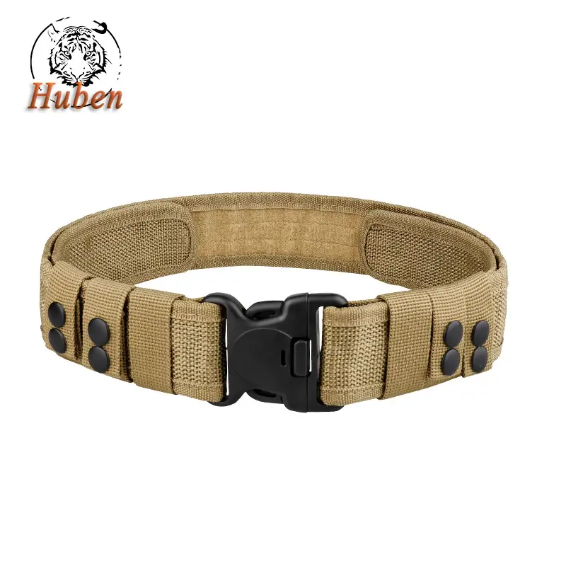 Tactical Velcro Belt Tan Military Duty Outdoor Mountaineering - Image 5