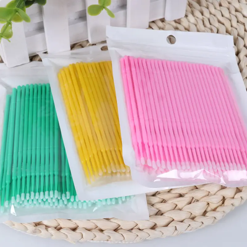 Nano Cotton Swab Stick Eyelash Grafting Cleaning Makeup Remover - Image 2