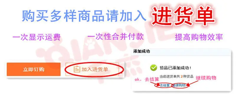 加购物车