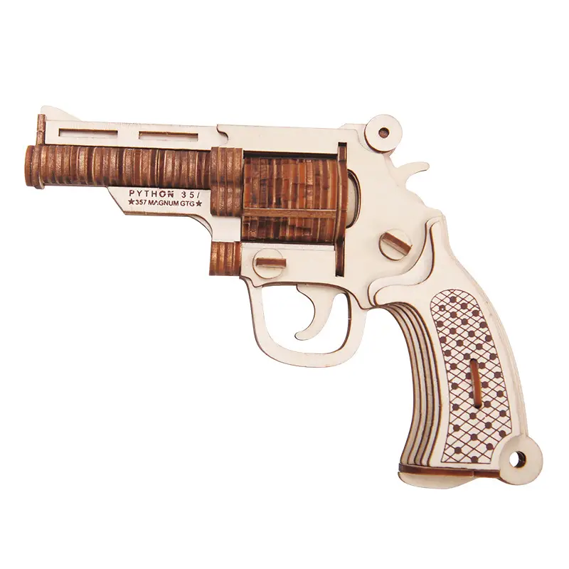 Wooden 3D Ak47 Rifle Toy for Boys - Image 38