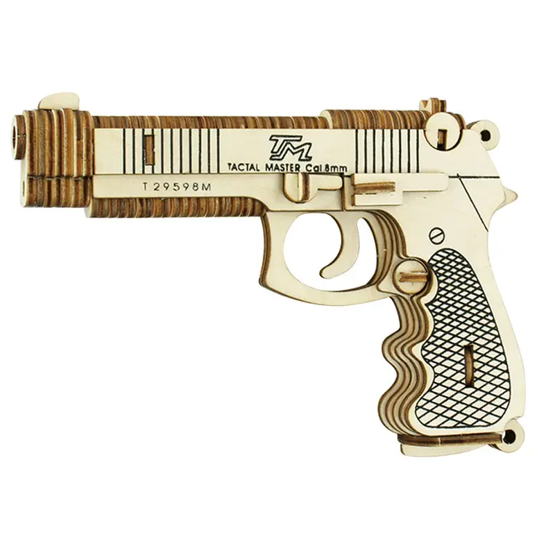 Wooden 3D Ak47 Rifle Toy for Boys - Image 40