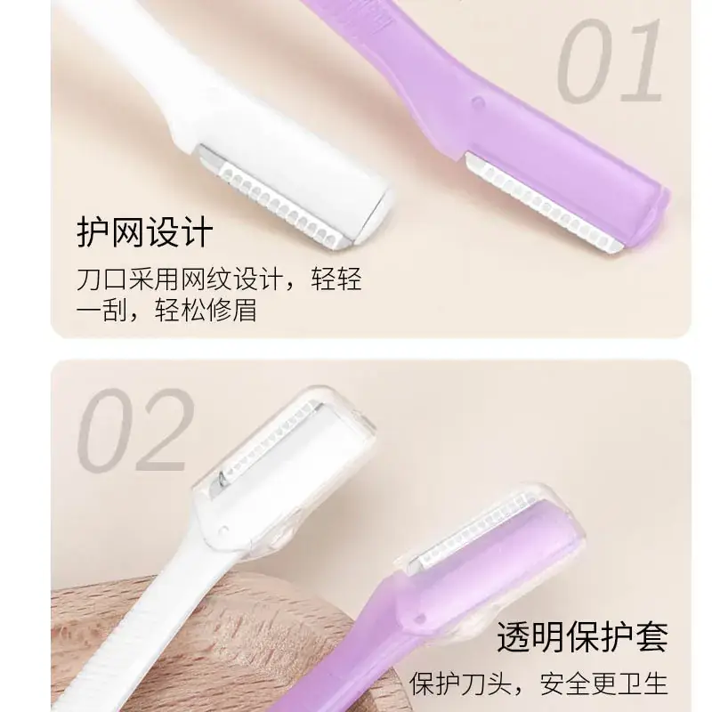 Stainless Steel Eyebrow Shaving Knife for Makeup Artist - Image 2